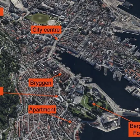 アパート Modern Penthouse With A View - Behind Bryggen ベルゲン