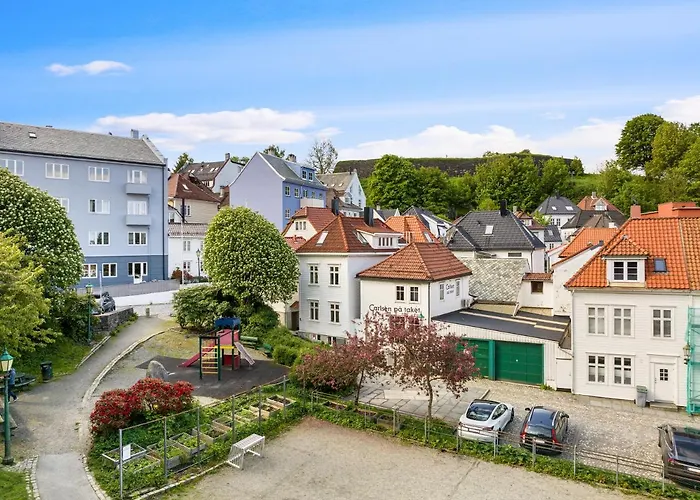Modern Penthouse With A View - Behind Bryggen Apartament Bergen